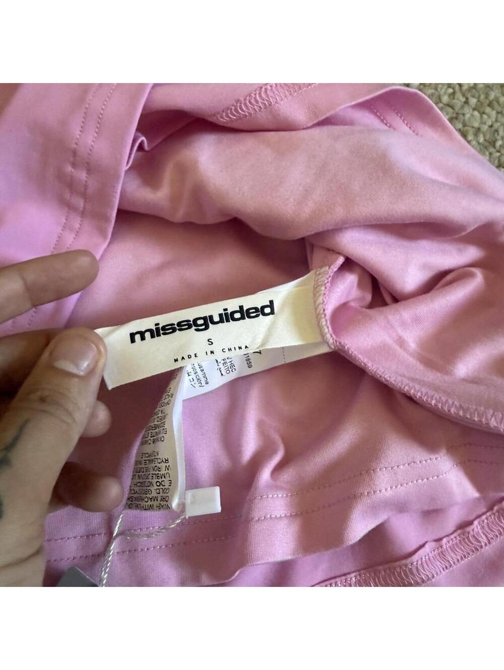 Pink Missguided mini dress - Picture 3 of 3